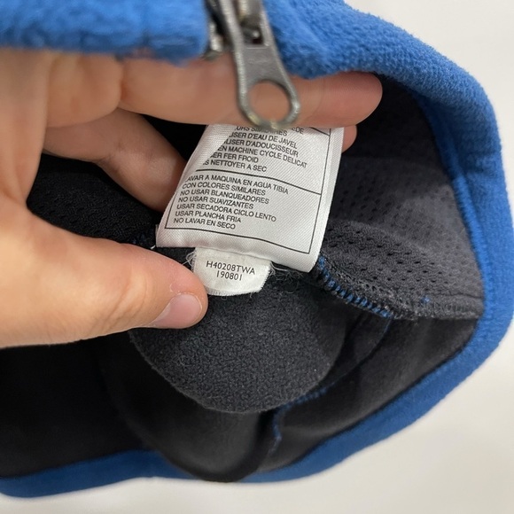 Nike Vintage Fleece Dark Blue Vest Jacket Full Zip - Picture 8 of 9